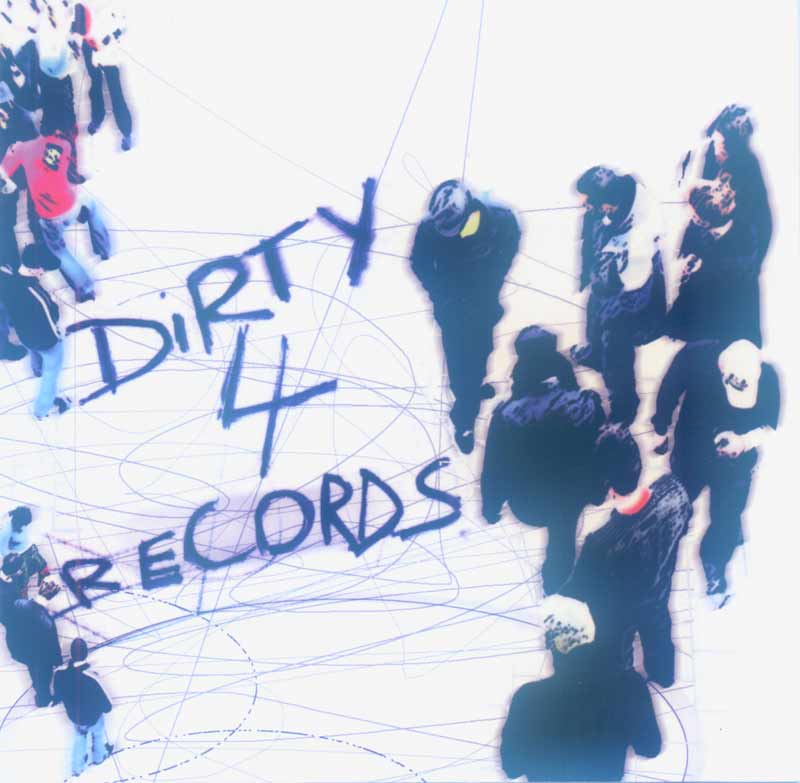 Bloe Baaschtert - Dirty 4 Records (Front Cover) | Click to enlarge