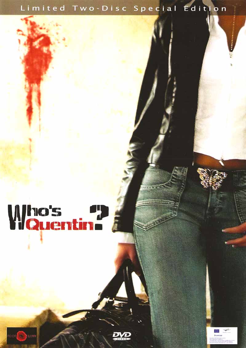 Who's Quentin - DVD of the film (Front Cover) | Click to enlarge